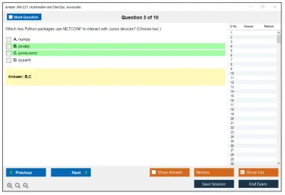 Juniper JN0-221 Automation and DevOps, Associate Practice test exam simulator test engine exam Prep practice test questions answers Image 3