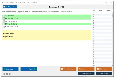 Brocade 150-130 Brocade Certified Network Engineer 2012 Practice test exam simulator test engine exam Prep practice test questions answers Image 4