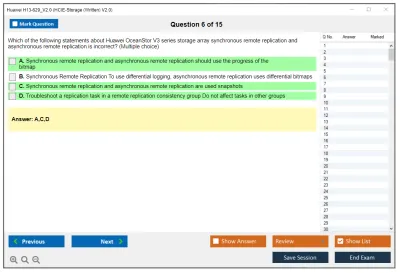 Huawei H13-629_V2.0 HCIE-Storage (Written) V2.0 Practice test exam simulator test engine exam Prep practice test questions answers Image 6