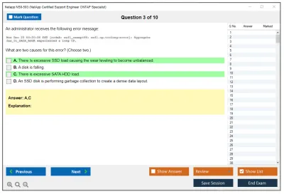 Netapp NS0-593 NetApp Certified Support Engineer ONTAP Specialist Practice test exam simulator test engine exam Prep practice test questions answers Image 3