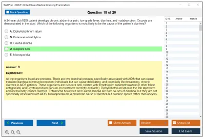 Test Prep USMLE United States Medical Licensing Examination Practice test exam simulator test engine exam Prep practice test questions answers Image 18