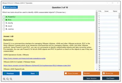 VMware 5V0-22.21 VMware vSAN 6.7 Specialist Practice test exam simulator test engine exam Prep practice test questions answers Image 3