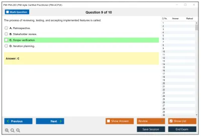 PMI PMI-200 PMI Agile Certified Practitioner (PMI-ACP)® Practice test exam simulator test engine exam Prep practice test questions answers Image 9