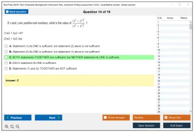 Test Prep GMAT-Test Graduate Management Admission Test (2022) Practice test exam simulator test engine exam Prep practice test questions answers Image 14