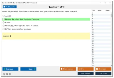 Blue Coat BCCPP Blue Coat Certified Proxy Professional, V4.2 Practice test exam simulator test engine exam Prep practice test questions answers Image 11