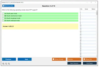 Huawei H12-711_V4.0 HCIA-Security V4.0 Exam Practice test exam simulator test engine exam Prep practice test questions answers Image 4