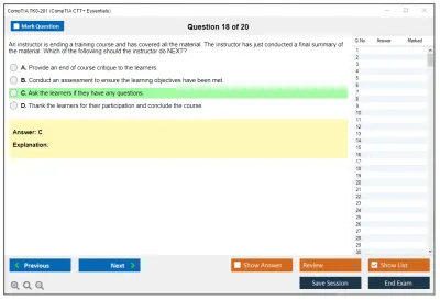 CompTIA TK0-201 CTT+ Exam (Certified Technical) Practice test exam simulator test engine exam Prep practice test questions answers Image 18