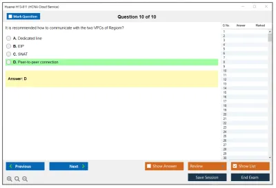 Huawei H13-811 HCNA Cloud Service Practice test exam simulator test engine exam Prep practice test questions answers Image 10
