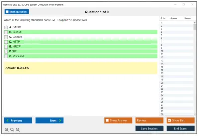 Genesys GE0-803 Genesys Certified Professional 8 System Consultant, Voice Platform (GCP8 - CVP) Practice test exam simulator test engine exam Prep practice test questions answers Image 1