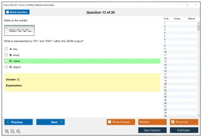 Cisco 200-301 Cisco Certified Network Associate Practice test exam simulator test engine exam Prep practice test questions answers Image 13