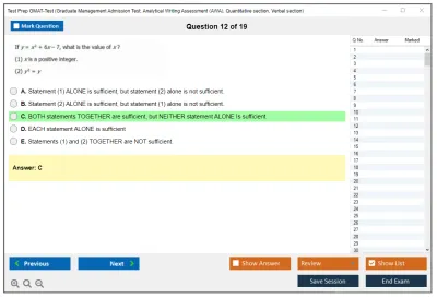 Test Prep GMAT-Test Graduate Management Admission Test (2022) Practice test exam simulator test engine exam Prep practice test questions answers Image 12