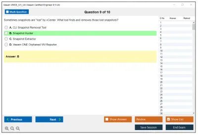 Veeam VMCE_9.5_U4 Veeam Certified Engineer 9.5 U4 Practice test exam simulator test engine exam Prep practice test questions answers Image 9