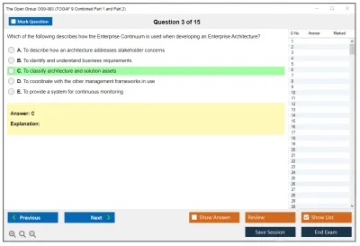 The Open Group OG0-093 TOGAF 9.2 Combined Part 1 and Part 2 Practice test exam simulator test engine exam Prep practice test questions answers Image 3