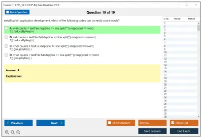 Huawei H13-723_V2.0 HCIP-Big Data Developer V2.0 Practice test exam simulator test engine exam Prep practice test questions answers Image 19