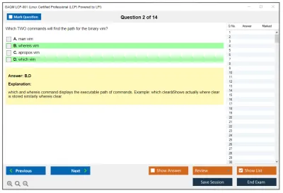 GAQM LCP-001 Linux Certified Professional (LCP) Powered by LPI Practice test exam simulator test engine exam Prep practice test questions answers Image 2