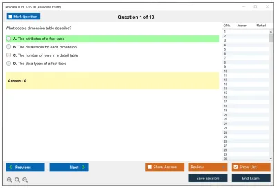 Teradata TDBL1-16.00 Associate Exam Practice test exam simulator test engine exam Prep practice test questions answers Image 1