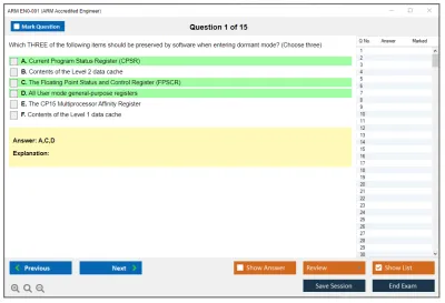 ARM EN0-001 ARM Accredited Engineer Practice test exam simulator test engine exam Prep practice test questions answers Image 1