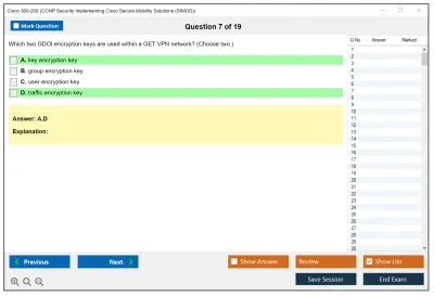 Cisco 300-209 CCNP Security Implementing Cisco Secure Mobility Solutions (SIMOS) Practice test exam simulator test engine exam Prep practice test questions answers Image 7