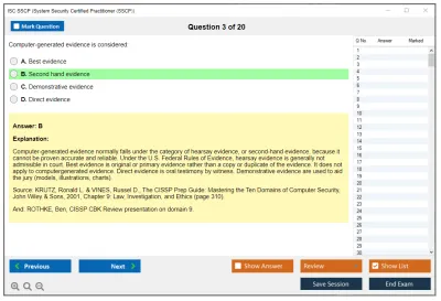 ISC2 SSCP Systems Security Certified Practitioner Practice test exam simulator test engine exam Prep practice test questions answers Image 3