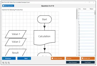 Blue Prism AD01 Blue Prism Accredited Developer Exam Practice test exam simulator test engine exam Prep practice test questions answers Image 8