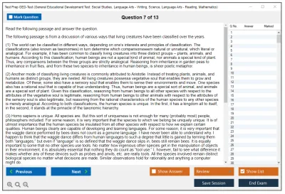 Test Prep GED-Test General Educational Development Test: Social Studies, Language Arts - Writing, Science, Language Arts - Reading, Mathematics Practice test exam simulator test engine exam Prep practice test questions answers Image 7