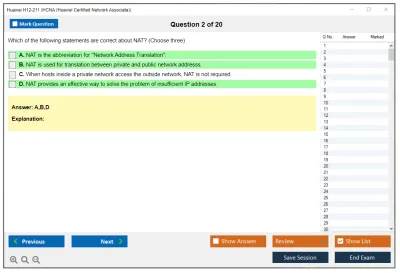 Huawei H12-211 HCNA (Huawei Certified Network Associate) Practice test exam simulator test engine exam Prep practice test questions answers Image 2