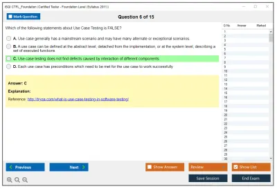 iSQI CTFL_Foundation ISTQB Certified Tester Foundation Level Practice test exam simulator test engine exam Prep practice test questions answers Image 6