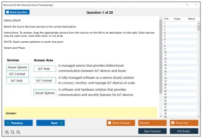 Microsoft AZ-900 Microsoft Azure Fundamentals Practice test exam simulator test engine exam Prep practice test questions answers Image 1