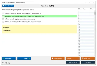 Exin MOVF Management of Value® Foundation Practice test exam simulator test engine exam Prep practice test questions answers Image 5