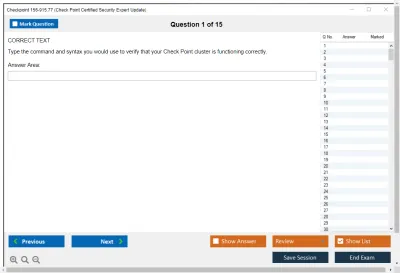 Checkpoint 156-915.77 Check Point Certified Security Expert Update Practice test exam simulator test engine exam Prep practice test questions answers Image 1