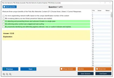 Palo Alto Networks PSE-Strata-Associate Palo Alto Networks Systems Engineer (PSE) - Strata Associate Practice test exam simulator test engine exam Prep practice test questions answers Image 1