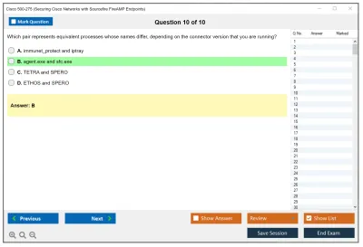 Cisco 500-275 Securing Cisco Networks with Sourcefire FireAMP Endpoints Practice test exam simulator test engine exam Prep practice test questions answers Image 10