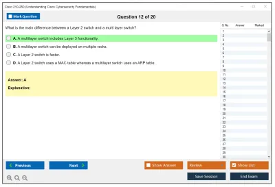 Cisco 210-250 Understanding Cisco Cybersecurity Fundamentals Practice test exam simulator test engine exam Prep practice test questions answers Image 12