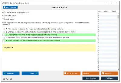 LPI 701-100 DevOps Tools Engineer Practice test exam simulator test engine exam Prep practice test questions answers Image 1
