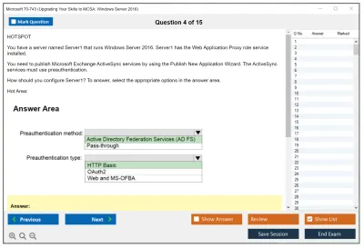 Microsoft 70-743 Upgrading Your Skills to MCSA: Windows Server 2016 Practice test exam simulator test engine exam Prep practice test questions answers Image 4