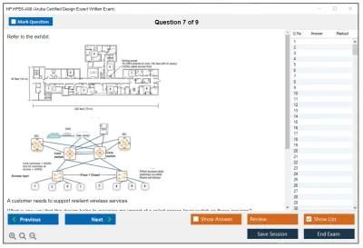HP HPE6-A80 Aruba Certified Design Expert Written Exam Practice test exam simulator test engine exam Prep practice test questions answers Image 7
