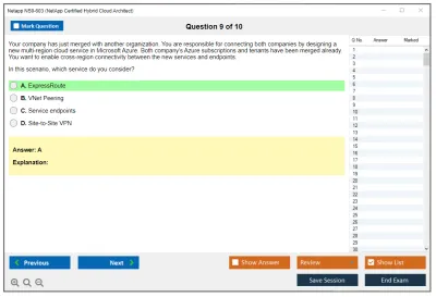 Netapp NS0-603 NetApp Certified Hybrid Cloud Architect Practice test exam simulator test engine exam Prep practice test questions answers Image 9