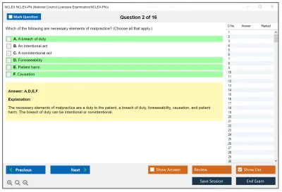 NCLEX NCLEX-PN National Council Licensure Examination(NCLEX-PN) Practice test exam simulator test engine exam Prep practice test questions answers Image 2