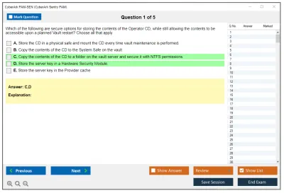 CyberArk PAM-SEN CyberArk Sentry PAM Practice test exam simulator test engine exam Prep practice test questions answers Image 1