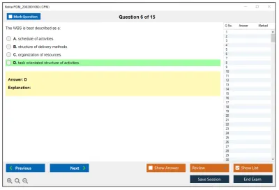 Nokia PDM_2002001060 CPM Practice test exam simulator test engine exam Prep practice test questions answers Image 6