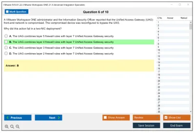 VMware 5V0-61.22 VMware Workspace ONE 21.X Advanced Integration Specialist Practice test exam simulator test engine exam Prep practice test questions answers Image 6