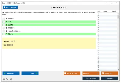 Cisco 400-351 CCIE Wireless (v3.1) Practice test exam simulator test engine exam Prep practice test questions answers Image 4
