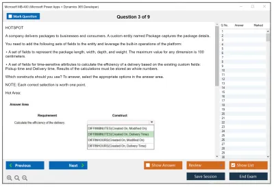 Microsoft MB-400 Microsoft Power Apps + Dynamics 365 Developer Practice test exam simulator test engine exam Prep practice test questions answers Image 3