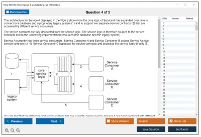 SOA S90.09 SOA Design & Architecture Lab Practice test exam simulator test engine exam Prep practice test questions answers Image 4