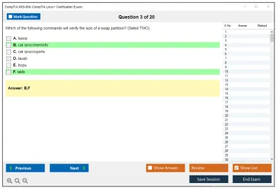 CompTIA XK0-004 CompTIA Linux+ Certification Exam Practice test exam simulator test engine exam Prep practice test questions answers Image 3