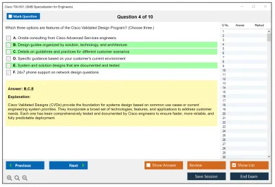 Cisco 700-501 SMB Specialization for Engineers Practice test exam simulator test engine exam Prep practice test questions answers Image 4