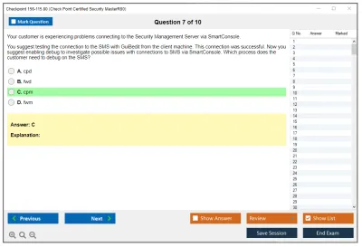 Checkpoint 156-115.80 Check Point Certified Security MasterR80 Practice test exam simulator test engine exam Prep practice test questions answers Image 7