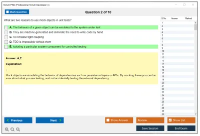 Scrum PSD Professional Scrum Developer I (PSD 1) Practice test exam simulator test engine exam Prep practice test questions answers Image 2