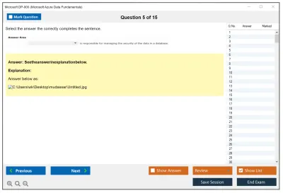 Microsoft DP-900 Microsoft Azure Data Fundamentals Practice test exam simulator test engine exam Prep practice test questions answers Image 5