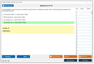 CompTIA XK0-005 CompTIA Linux+ Exam Practice test exam simulator test engine exam Prep practice test questions answers Image 6